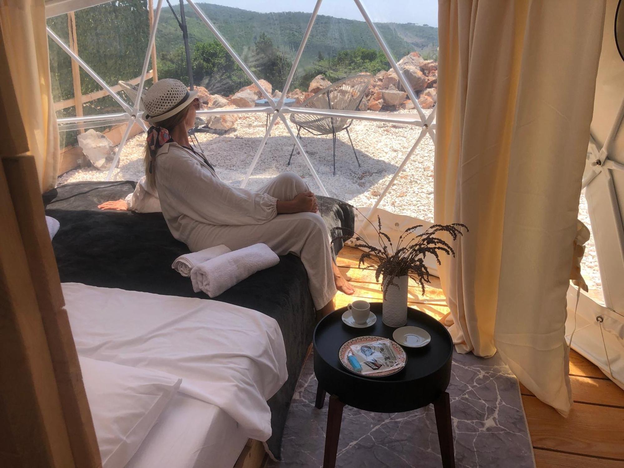 Vila Glamping Peninsula Lustica Rose Tivat Exteriér fotografie